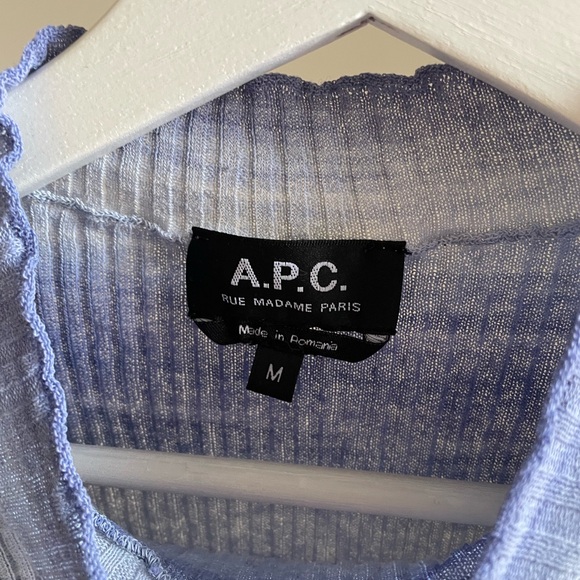 A.P.C. Victoire shirt size medium - Picture 3 of 4
